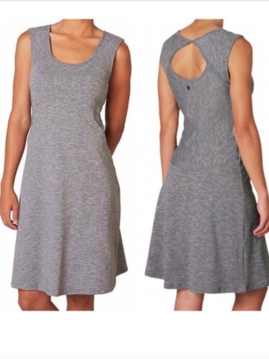 Prana Dresses & Skirts - Prana gray mini dress size medium hiking camping